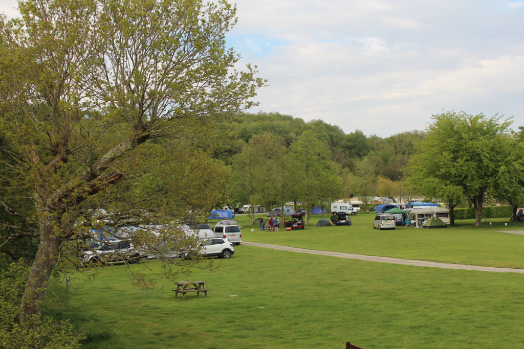 Visit Tamar Valley - Harford Bridge park Camping Field