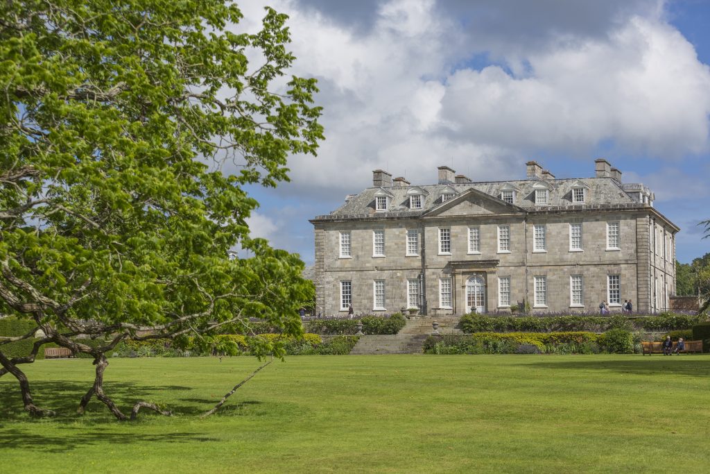 The north front of Antony House, Cornwall