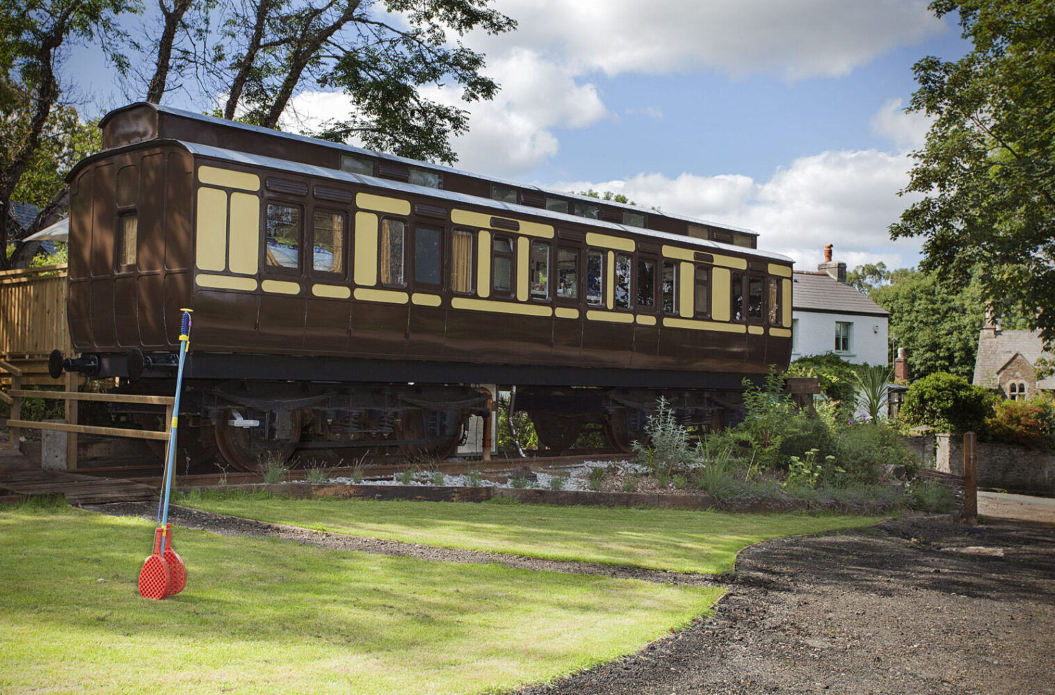 Mevy is a beautifully converted Victorian railway carriage