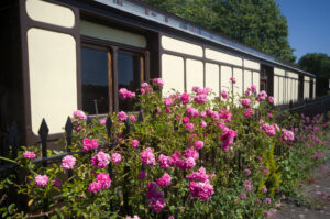 Travelling Post Office with roses