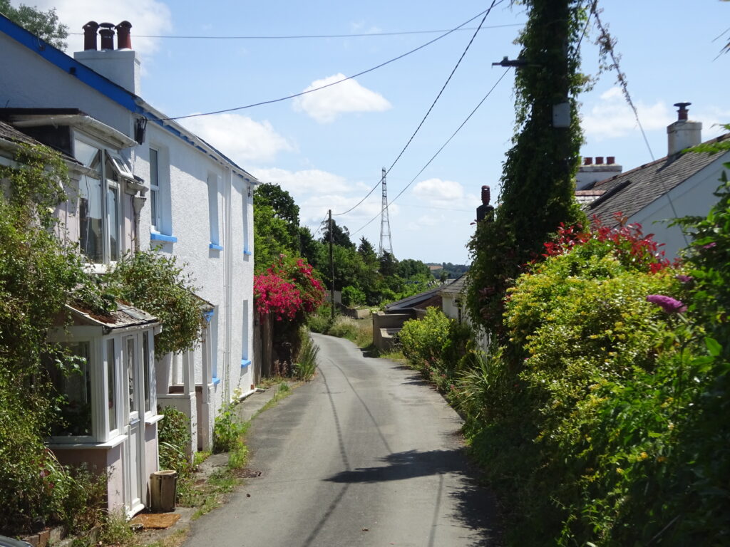 Pretty cottages at Weir Quay
