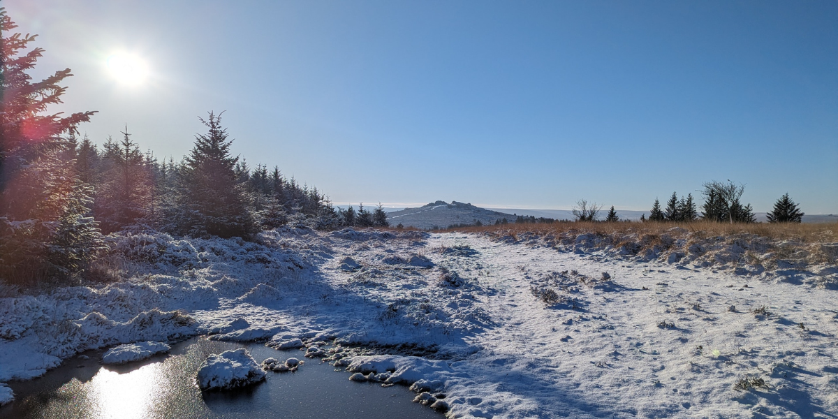 Ramblers Rest Dartmoor views