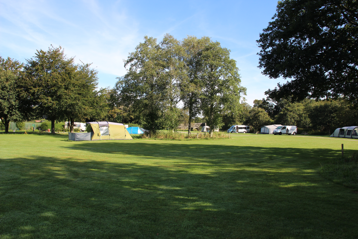 Visit Tamar Valley - Harford Bridge Park Camping Fields